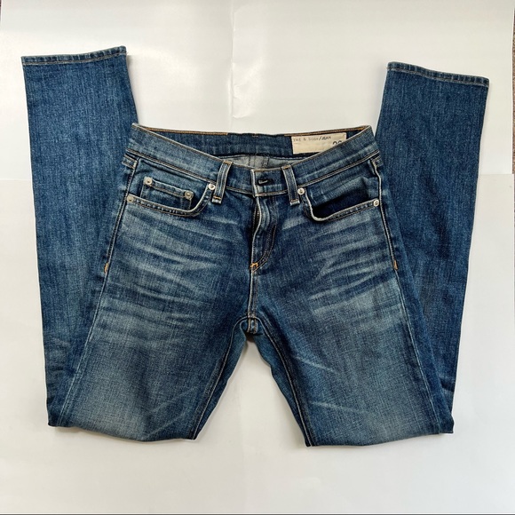 rag & bone Denim - rag & bone Dre Slim Fit Low Rise Jeans size 26
